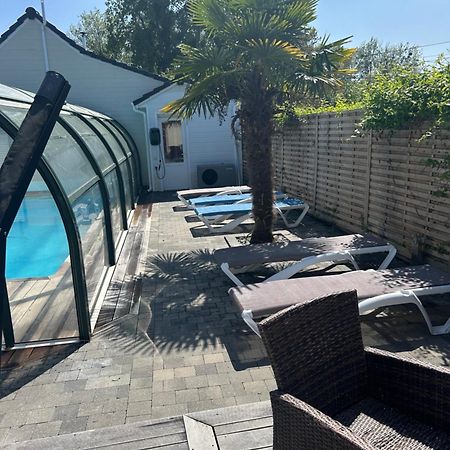 Gite Spa Sauna Piscine Aubin-Saint-Vaast Bagian luar foto