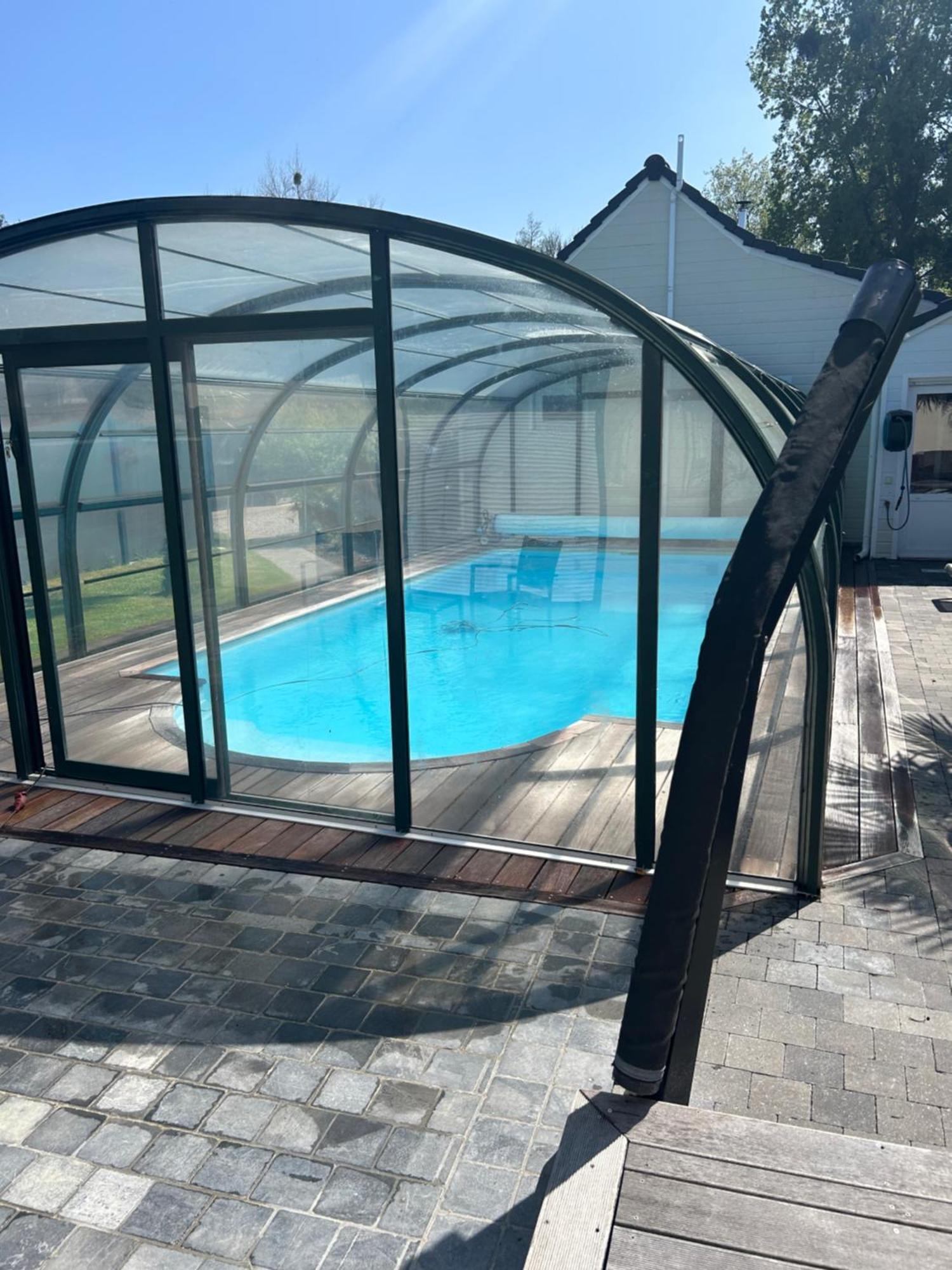 Gite Spa Sauna Piscine Aubin-Saint-Vaast Bagian luar foto